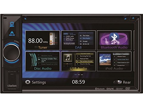 Clarion Navegación Radio de coche 2 DIN DVD USB HDMI con Bluetooth, apta para Seat Ibiza ST 6J 6jn a partir de 07/2010 incl OHG – Canbus