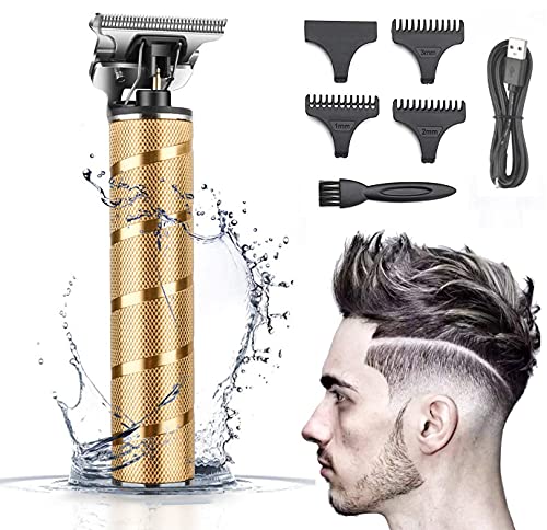 Cortapelos Hombre, Máquina de Cortar Pelo Profesional,Recortadora de Barba,Metal Kit Barba,Carga USB