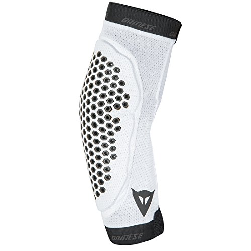 Dainese Soft Skins Elbow Guard Ski Caps, Blanco/Negro, M