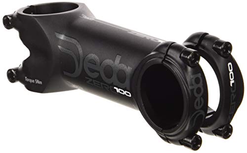 Deda Zero 100 Potencia para Bicicleta, 126 g, Unisex, Negro, 90 mm