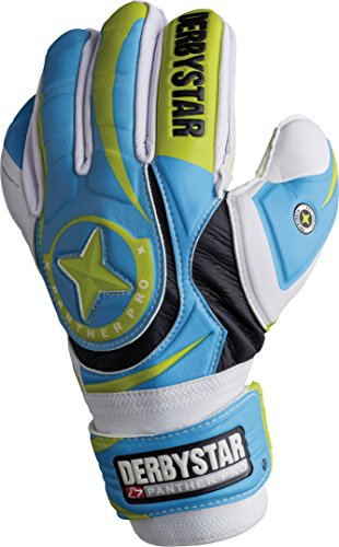 Derbystar Guantes de Portero Panther Pro, Azul/Verde/Blanco, 11, 2668110000