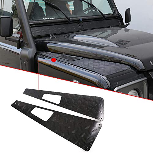 DIYUCAR Para LR Defender 110 130 2004 – 2018 Coche Exterior de Aleación Panel de Protección Frontal Para LR Defender 90 Auto Accesorios