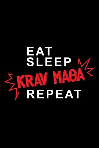 Eat sleep Krav Maga repeat: 6" x 9" 120 pages quad Journal I 6x9 graph Notebook I Diary I Sketch I Journaling I Planner I Krav Maga Gift I Self Defense Gift