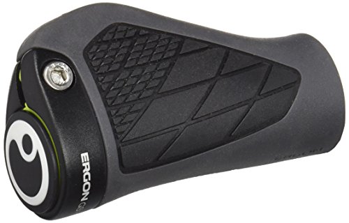 Ergon Puños para Manillar de Bicicleta, Unisex GS1 Dual Twist-Shift, Unisex, GS1 Dual Twist-Shift, Negro, Talla única