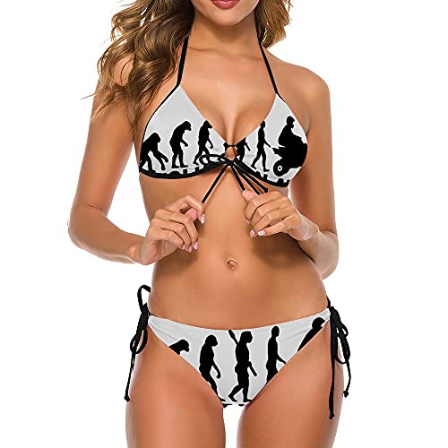 Evolution ATV Quad Bike traje de baño sexy traje de baño traje de baño de playa Bikini conjunto de 2 piezas para mujer