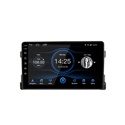Ezonetronics Android 10.1 Car Radio Stereo para Suzuki Grand Vitara 2006-2013 Pantalla táctil de 9 Pulgadas Navegación GPS de BT USB WiFi Am FM RDS Reproductor de Control del Volante 2G RAM + 16G ROM