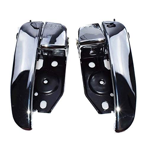 FangFang 2 Unids Nuevo Chromo LEJADO A LA Derecha Derecha DE Der Puertas Ajuste para Hyundai Sonata 01-05 82610-3D010 826203D010 (Color : Front One Pair)