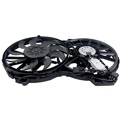 Flynsu Ventilador de refrigeración del radiador completo compatible con A6 Avant Allroad 4F5 C6 2005-2011 CAHA CCDA 4F0121003K 1137328230