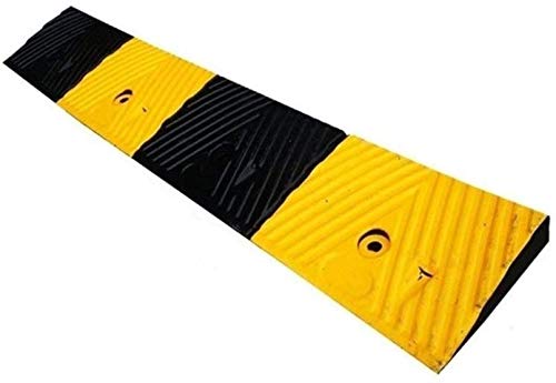 FMOGE Rampas para Vehículos, Rampas De Goma De Colores Brillantes Rampas De Carga Resistentes Y Duraderas Almohadilla De Umbral De Entrada De Banco De Hotel 3-6Cm (Tamaño: 98.5 * 15 * 3Cm)