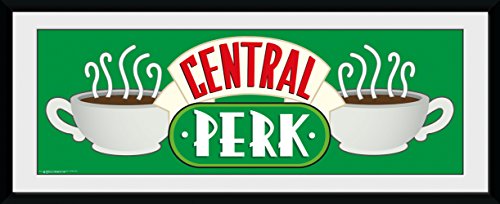 GB Eye – Póster Friends Central Perk con Marco, Multicolor, 30 x 75 cm