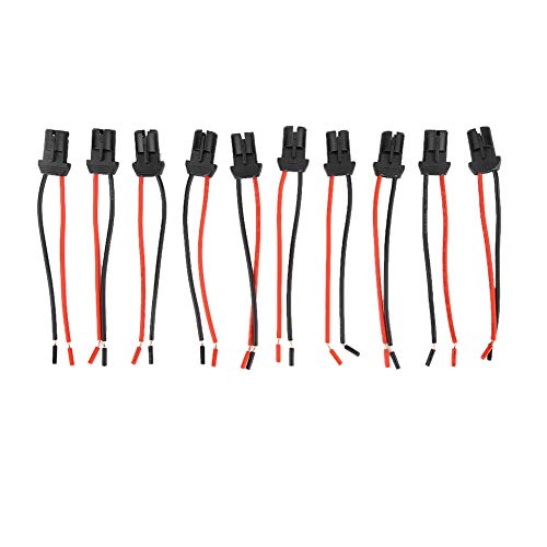 Gorgeri Base de enchufe LED, 10pcs T10 Coche Camión Barco Cuña Bombilla Conector hembra Portalámparas LED Base de enchufe