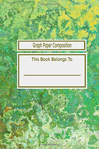 Graph Paper Composition: Funky Mold Grid Paper Notebook, Quad Ruled Paper for School, 100 Sheets (6x9)