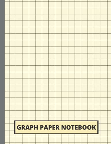 Graph Paper Notebook: 8.5x11 Large Graph Paper Composition Notebook For Math & Science Students Blank Quad Ruled With 110 Pages ( 1/2 inch squares )