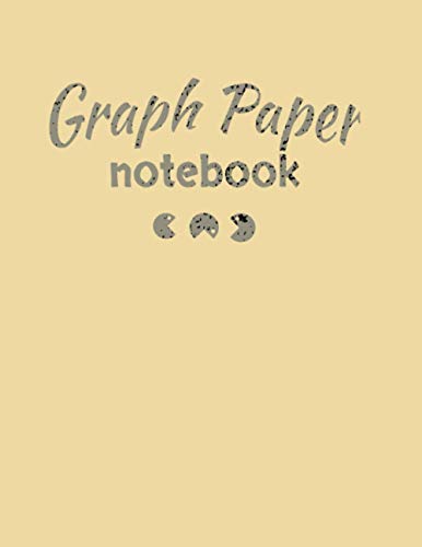 Graphpaper Notebook: Grid paper large notebook without spiral - Yellow cover (Quadrille Ruled Graph Paper)