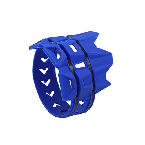 Greatangle-UK MB-TP093 Universal ACERBIS Motocicleta Moto Sistema de Escape Escape silenciador Protector Protector Azul