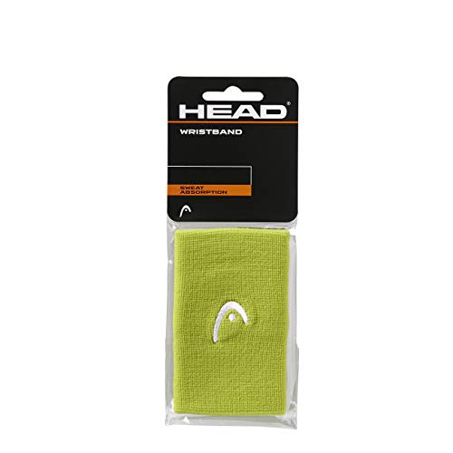 Head Muñequera de 5” Accesorio de Tenis, Adultos Unisex, Lime, Talla única