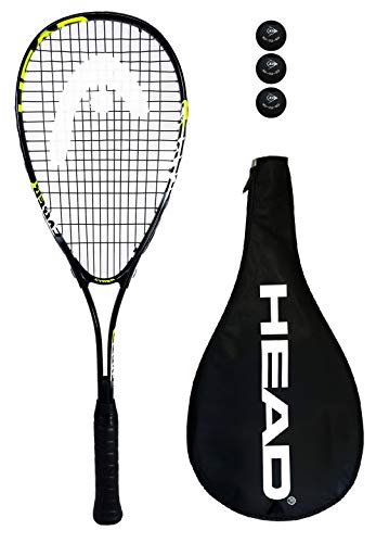 Head Raqueta de Squash Cyber ​​Series (Varias Opciones) (Cyber Edge + Pelotas)