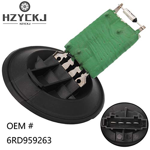 HZYCKJ Resistencia del motor del ventilador del calentador de control del ventilador del radiador del aire acondicionado OEM# 6Q0959263A 6RD959263