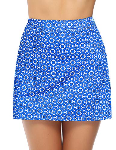 iClosam Falda de Golf Falda de Tenis Corta Deportivo para Mujer Moda y Comodo (Azul#3, XXL)