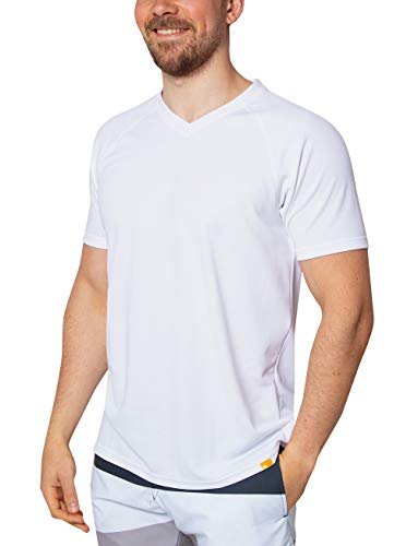 IQ - Camiseta de protección UV para Hombre, Hombre, 5381224420-562XL, Blanco, Extra-Large
