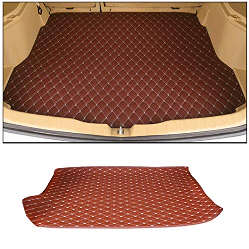 Jiahe Auto Estera Tronco para To yota Yaris 08-11 Cubre Maletero A Medida Alfombra Protector con Antideslizante Impermeable，Marrón