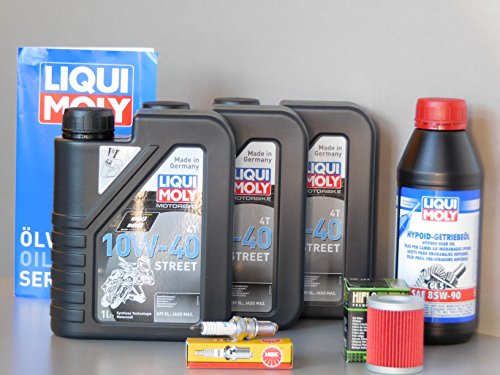 Kit de mantenimiento para ATV Quad Suzuki LT-F 250 ozark Inspección mantenimiento aceite bujía