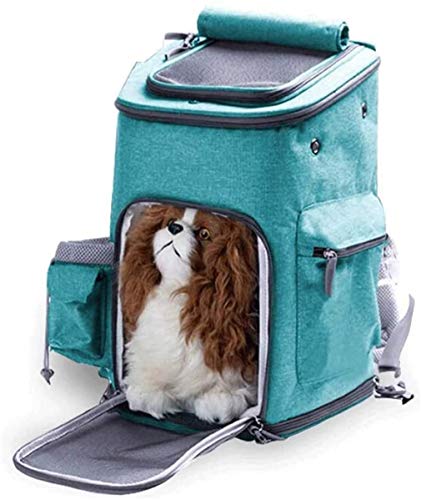 Leifeng Tower Bolsa para Mascotas Carry Perro Mochila Animal doméstico del Gato Bolsa de Hombro de la Tela Correa de la Mochila for Mascotas for Perros pequeños y Gatos Viaje