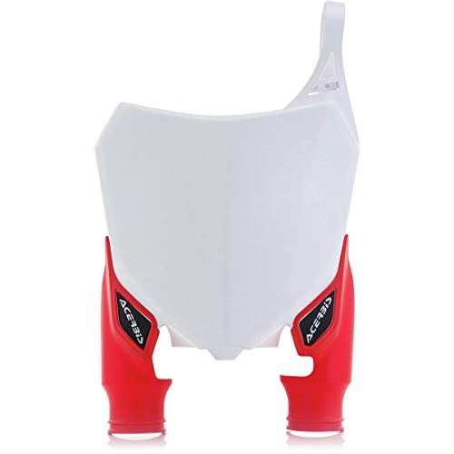 Letrero portanumero Raptor crf450r 13 Blanco/Rojo