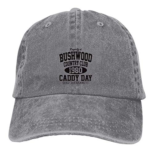 Lsjuee Propiedad de Bushwood Country Club Gorras de béisbol Ajustables Sombreros de Mezclilla Gorra de Sombrero de Vaquero Retro para Hombres Mujeres Deporte al Aire Libre