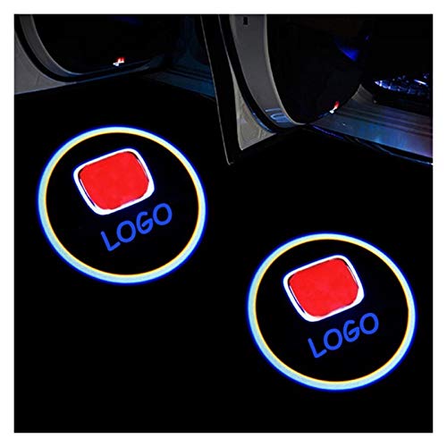 Luz de bienvenida de la puerta del coche 4x LED Puerta de coche LIGHT LIGHT GHOST GHOST SHUFT COCUS LOGO LÁMPARA DE PROYECTOR UTILIZADO COMPATISE CON HONDA ODYSSEY ELISSION CR-Z AUTO Accesorios DIRIGI