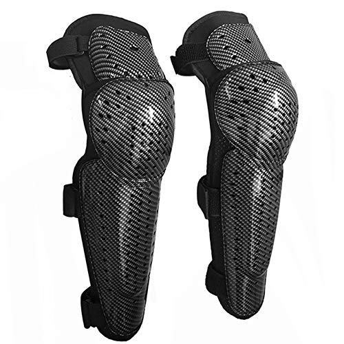 LVYE1 MRMF Motocicleta Motocross Ciclismo Codo Rodilleras Buena Transpirabilidad Negro Powersports Protección De Rodilla Y Espinilla con Revestimiento Rígido Y Relleno De Espuma Suave