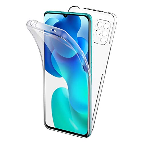 Max Power Digital Funda 360º para movil Xiaomi Mi 10 Lite 5G Silicona Transparente - Carcasa Resistente Full Body (Xiaomi Mi 10 Lite, Transparente)