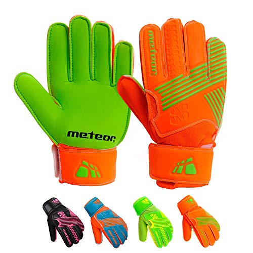 meteor Guantes Portero Goalkeeper Gloves Entrenamiento Futbol Equipacion fútbol niños niños - protección para los Dedos - Catch