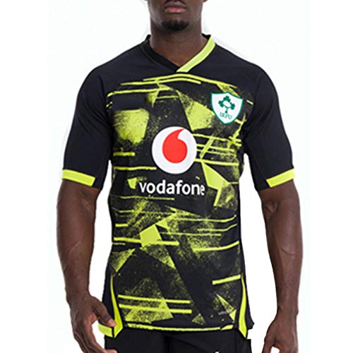 MGRH Rugby Hombres del Jersey de 2021 Irlanda casa y Fuera de Rugby, Copa Mundial de Rugby de Irlanda Camiseta, Aficionados Edición Jersey Camisa Chaleco Aficionados de d Away-M