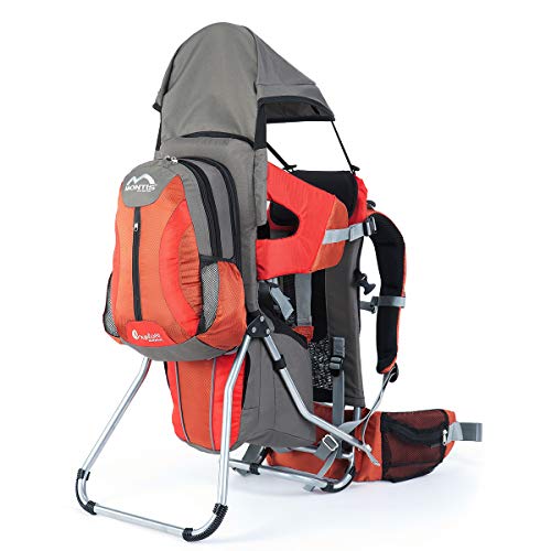 MONTIS EXPLORE EVOLUTION, mochila portabebés, hasta 25 kg, 2000 g, NARANJA