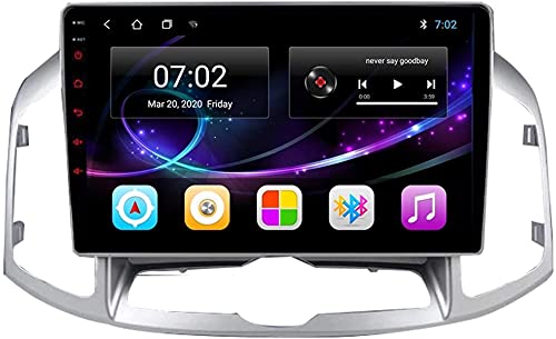 Navegación GPS Android 10.0 Radio para Chevrolet Captiva 2011-2016 Navegación GPS Unidad Principal de 9 Pulgadas Pantalla táctil HD Reproductor Multimedia MP5 Video con WiFi DSP SWC Mirrorlink