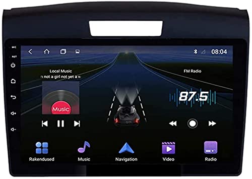 Navegación GPS Android 9.0 Radio Adecuado para Honda CRV 2011-2015 Navegación GPS Pantalla táctil HD de 9 Pulgadas Reproductor Multimedia Video con 4G WiFi DSP SWC Carplay