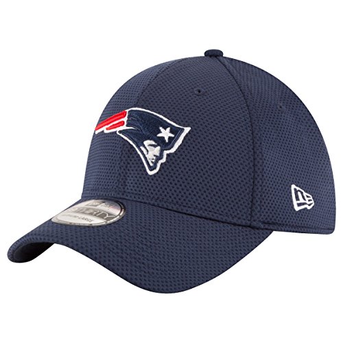 New Era Sideline Tech 39Thirty Neepat OTC Gorra Línea England Patriots de Tenis, Hombre, Azul (dk Blue), S-M