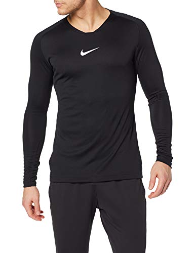 NIKE M NK Dry Park 1Stlyr JSY LS Camiseta de Manga Larga, Hombre, Black/White, L