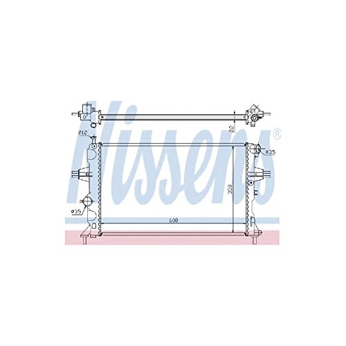 Nissens 630041 Refrigerantes del Motor