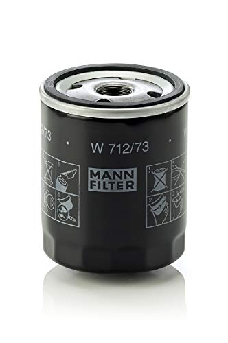 Original MANN-FILTER Filtro de aceite W 712/73 – Para automóviles