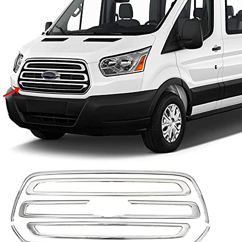 Para Ford Transit 250 2015-2021, Parrilla Radiador Parachoques Delantero Coche, Rejilla Malla RiñóN Central, Rejilla Carreras, Cubierta VentilacióN, Accesorios Estilo