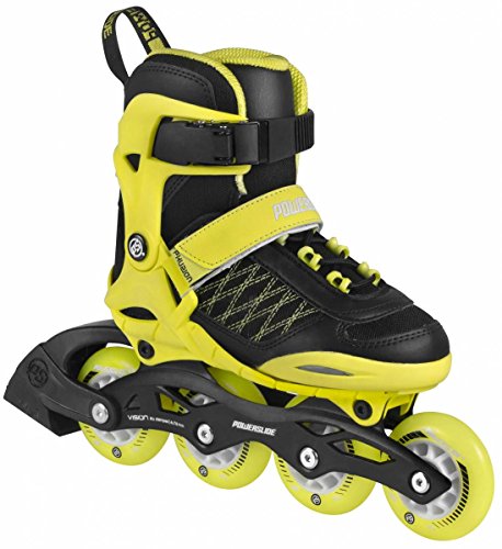 Powerslide Phuzion Galaxy ajustables para niños de patines en línea Negro Amarillo (Negro y Amarillo) negro/amarillo Talla:37-40