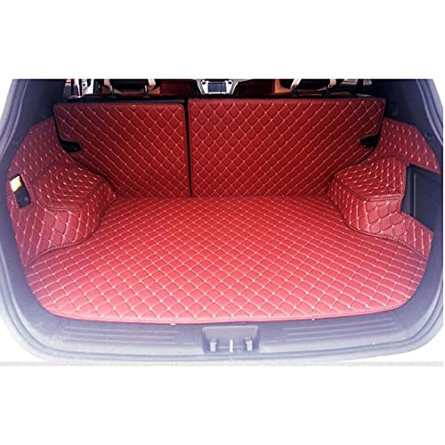 Protector De Alfombrilla para Bandeja De Maletero Compatible con Fo-Rd Edge Seven-Seat 2015-2018, Protector De Asiento Trasero para Maletero De Coche, Funda Impermeable Y Antideslizante para Maleter