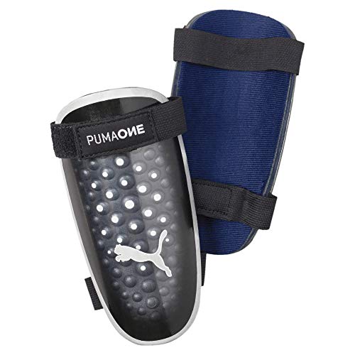 PUMA One 5 Shinguards, Unisex Adulto, Sodalite Blue/Black/Vibrant Yellow, L