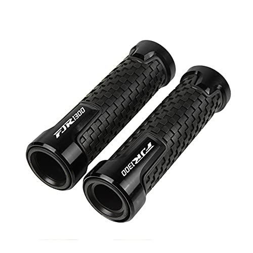 Puños De Manillar Motocicleta para Yama&ha FJR1300 FJR 1300 22mm 7/8 `` Barra de empuñaduras CNC para Motocicleta Agarraderas para Moto EmpuñAduras (Color : Negro)