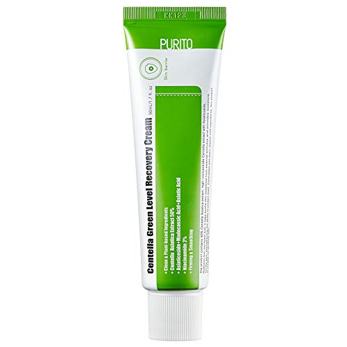 PURITO - Crema de recuperación para piel, nivel verde, 50 ml, producto de belleza coreano, con extracto de centella