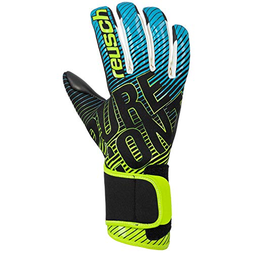 Reusch Pure Contact 3 R3 - Guantes de Portero para Hombre (Talla 9,5), Color Negro y Amarillo