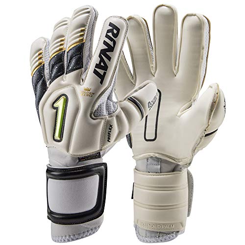 Rinat Uno Premier Gk Pro Guante De Portero, Unisex Adulto, Blanco/Oro, 11