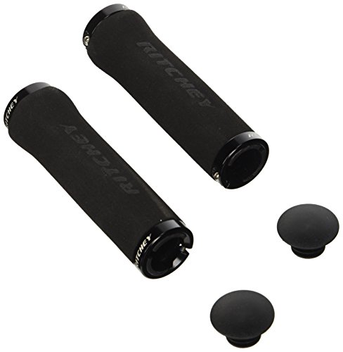 Ritchey WCS Ergo Locking Truegrip Empuñaduras de MTB, Unisex, Negro, Talla Única